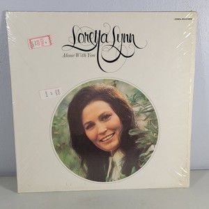 Loretta Lynn Alone With You LP Vinyl Record 12" 1973 LP-MCA Shrink Wrap